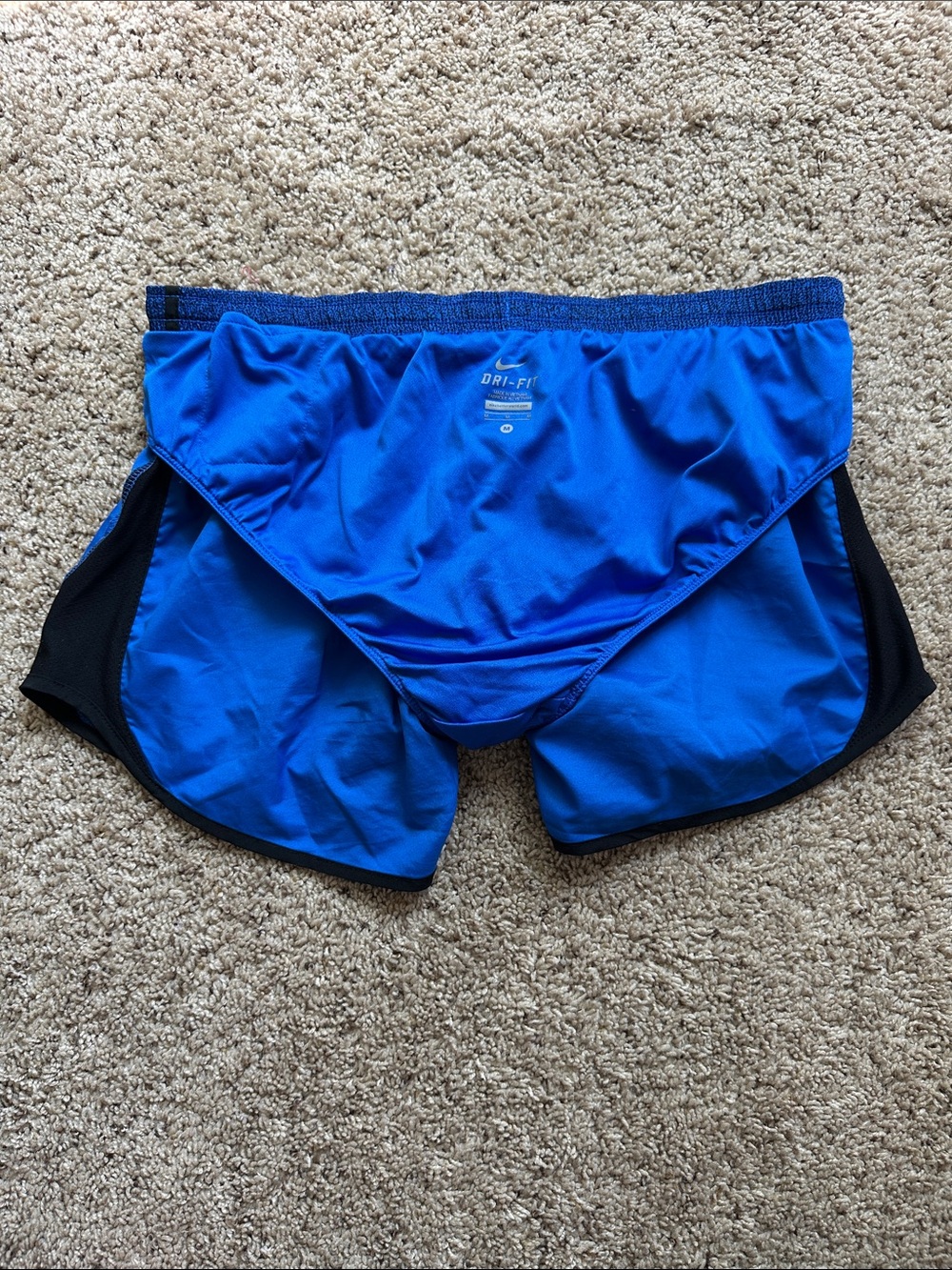 Nike Dri-Fit Running Shorts, royal blue with black, Size M - Picture 7 of 7